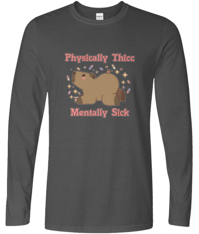 Physically Thicc Long Sleeve Graphic Tee