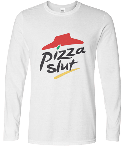 Pizza Slut Long Sleeve Graphic Tee