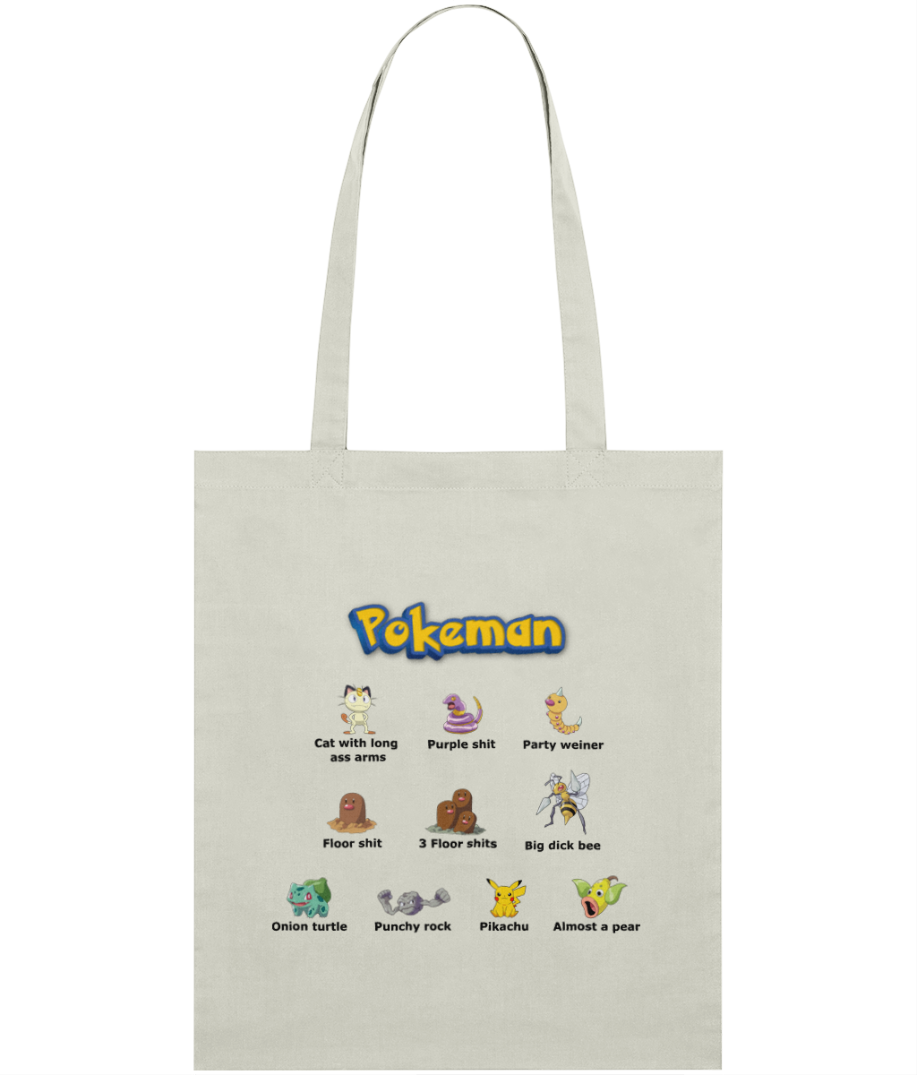 PokeMan Graphic Tote Bag