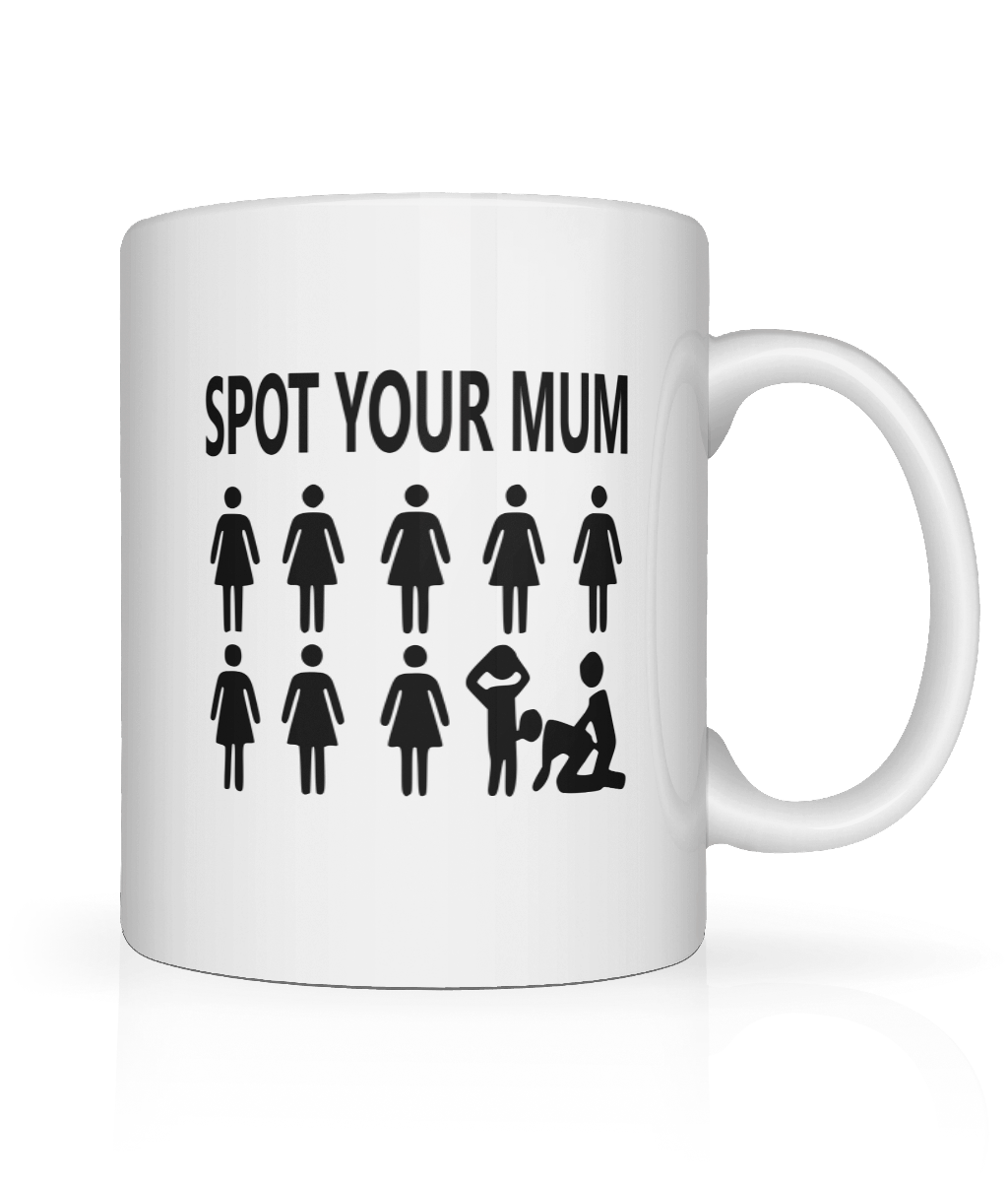 Spot Your Mum Graphic Mug