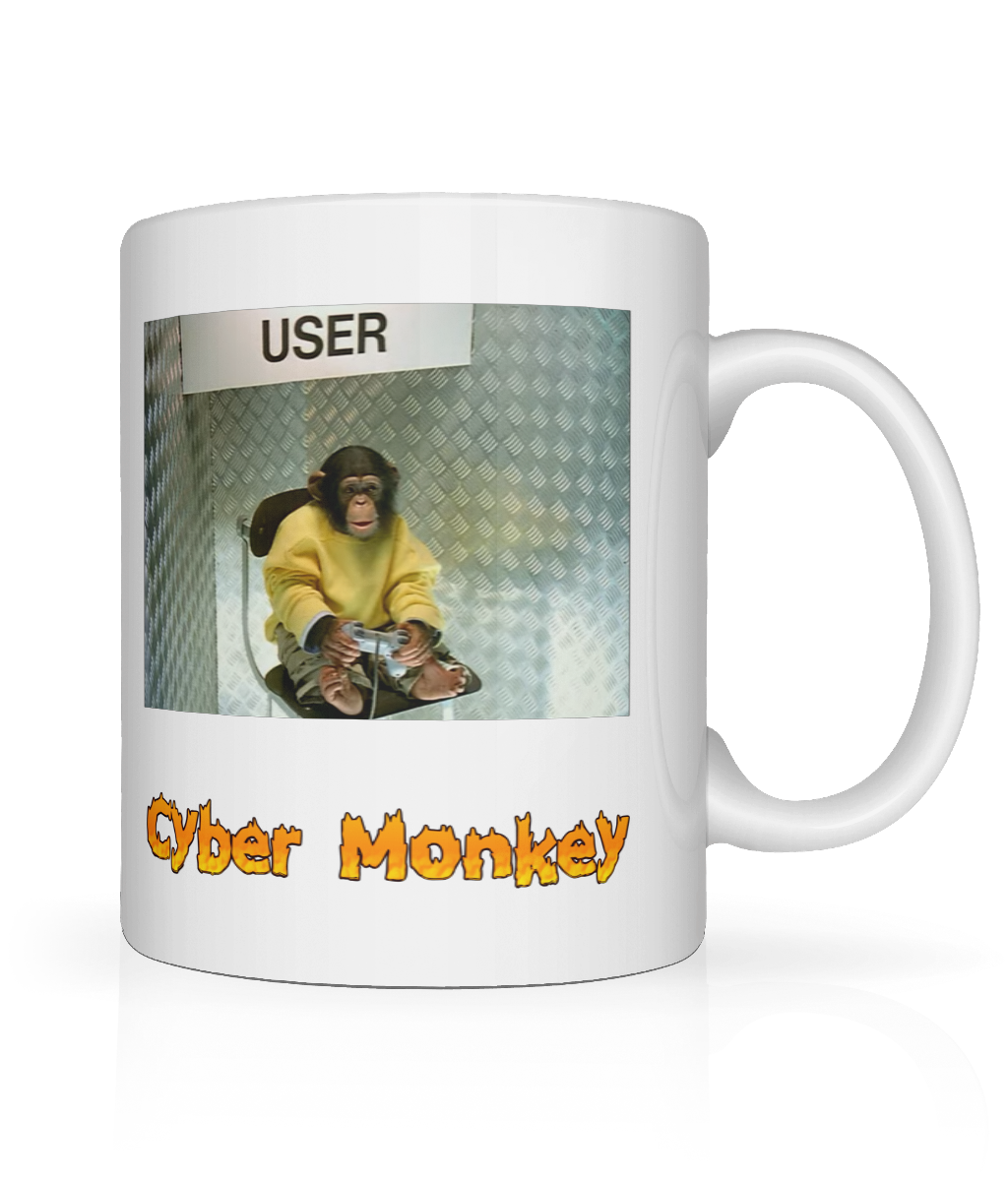 Cyber Monkey Graphic Mug