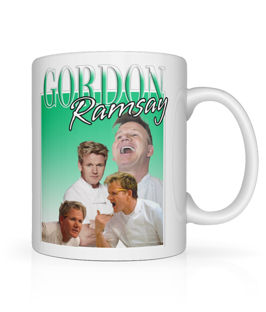 Shouty Food Man 90's Montage Mug