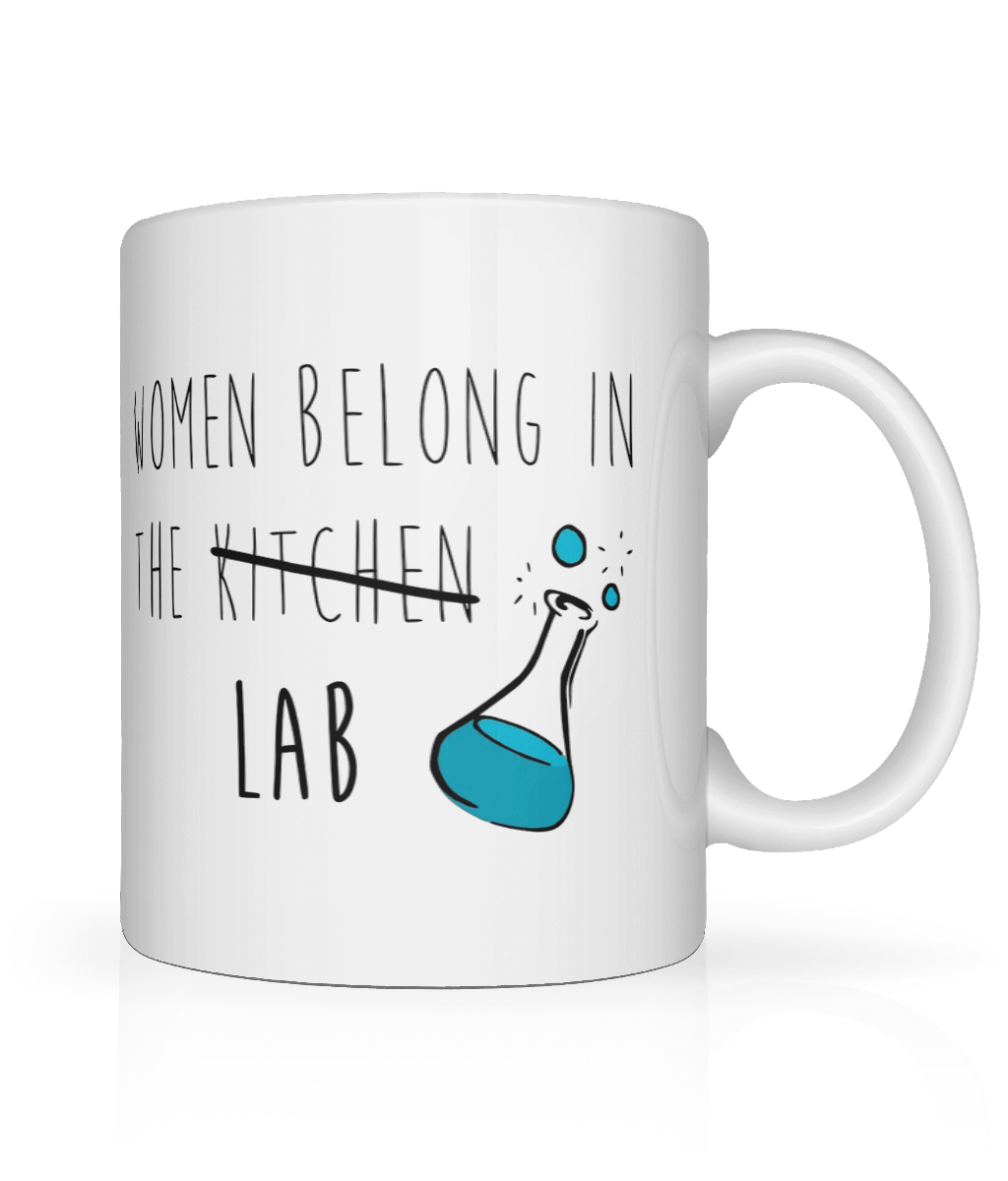 Women Belong In The Lab Mug