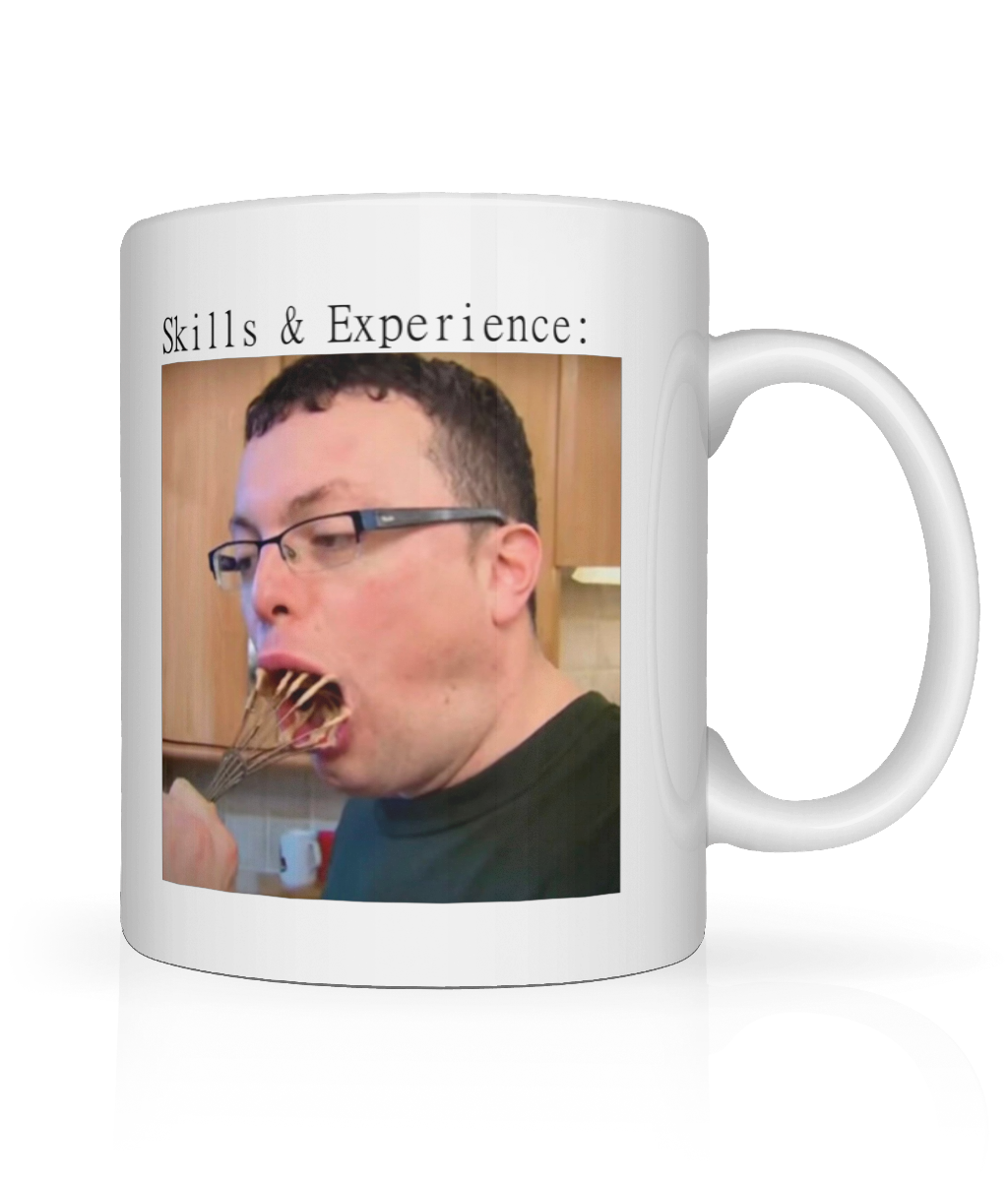 Skills and Experience Graphic Mug