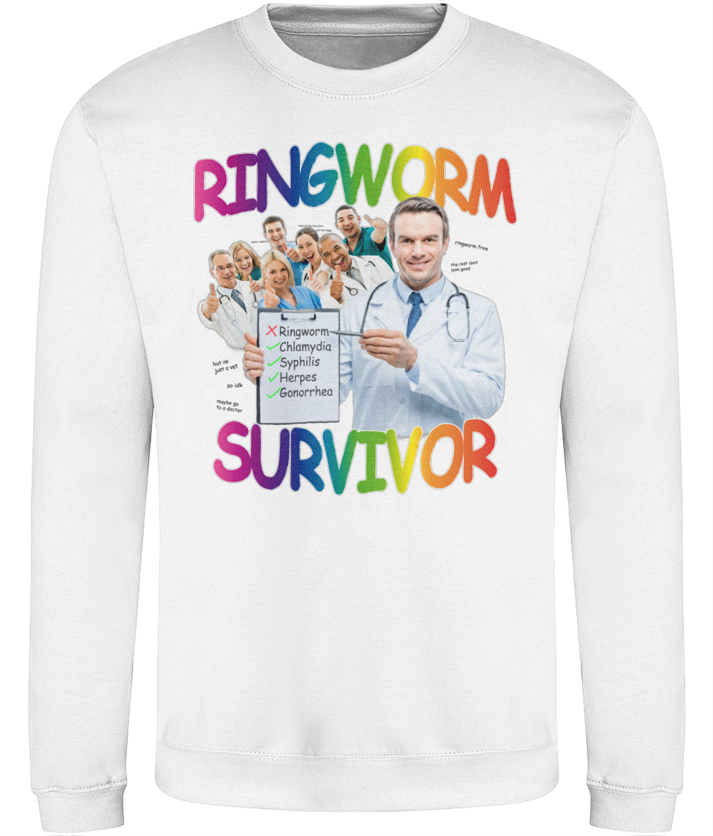 Ringworm Survivor Graphic Sweatshirt