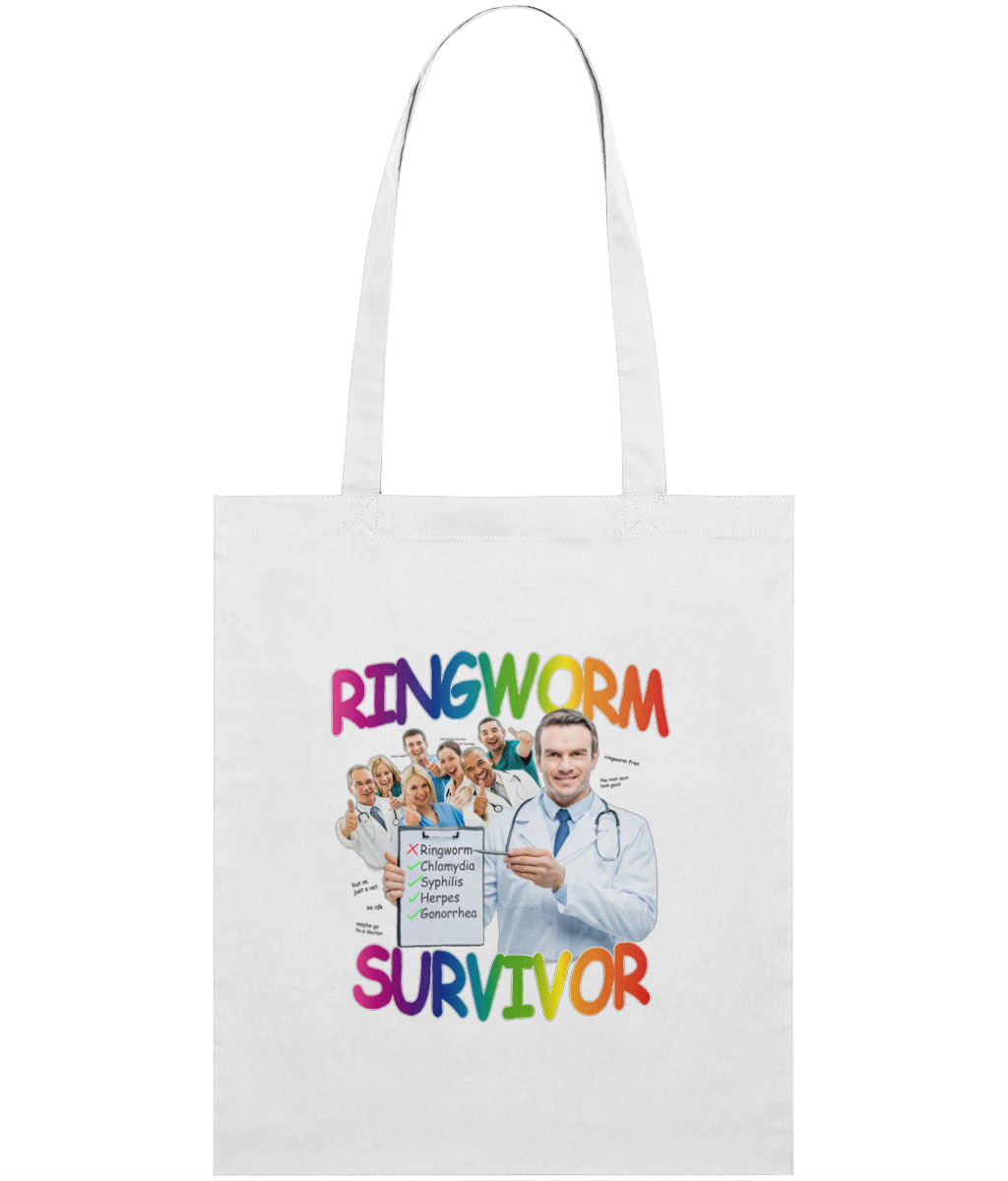 Ringworm Survivor Graphic Tote Bag