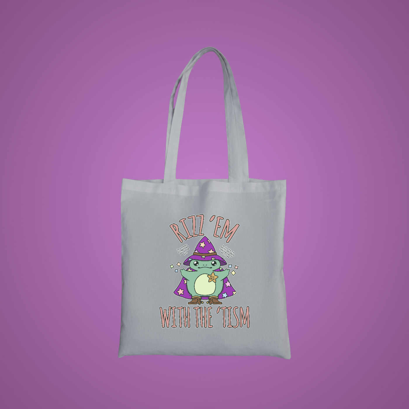 Rizz Em Graphic Tote Bag