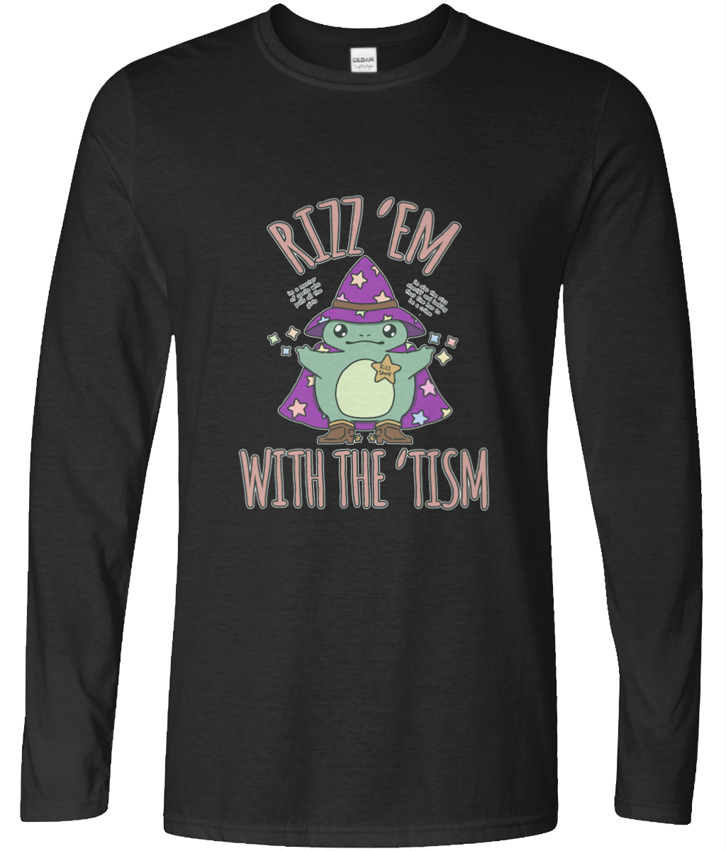 Rizz Em Long Sleeve Graphic Tee
