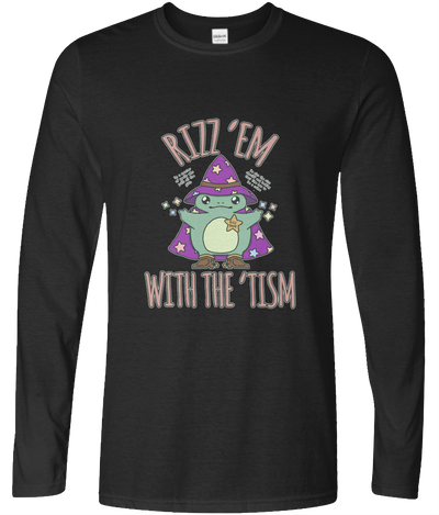 Rizz Em Long Sleeve Graphic Tee