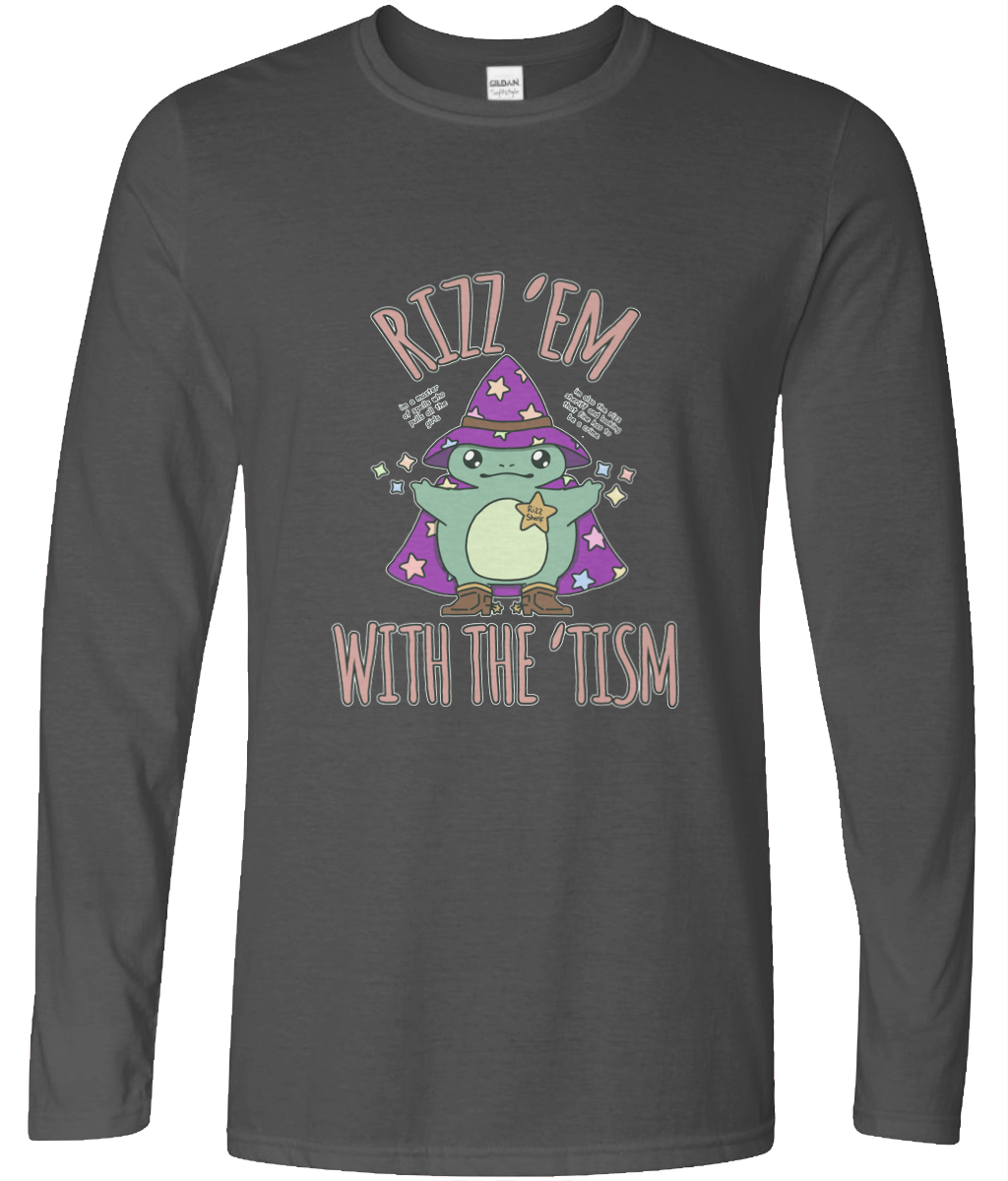 Rizz Em Long Sleeve Graphic Tee