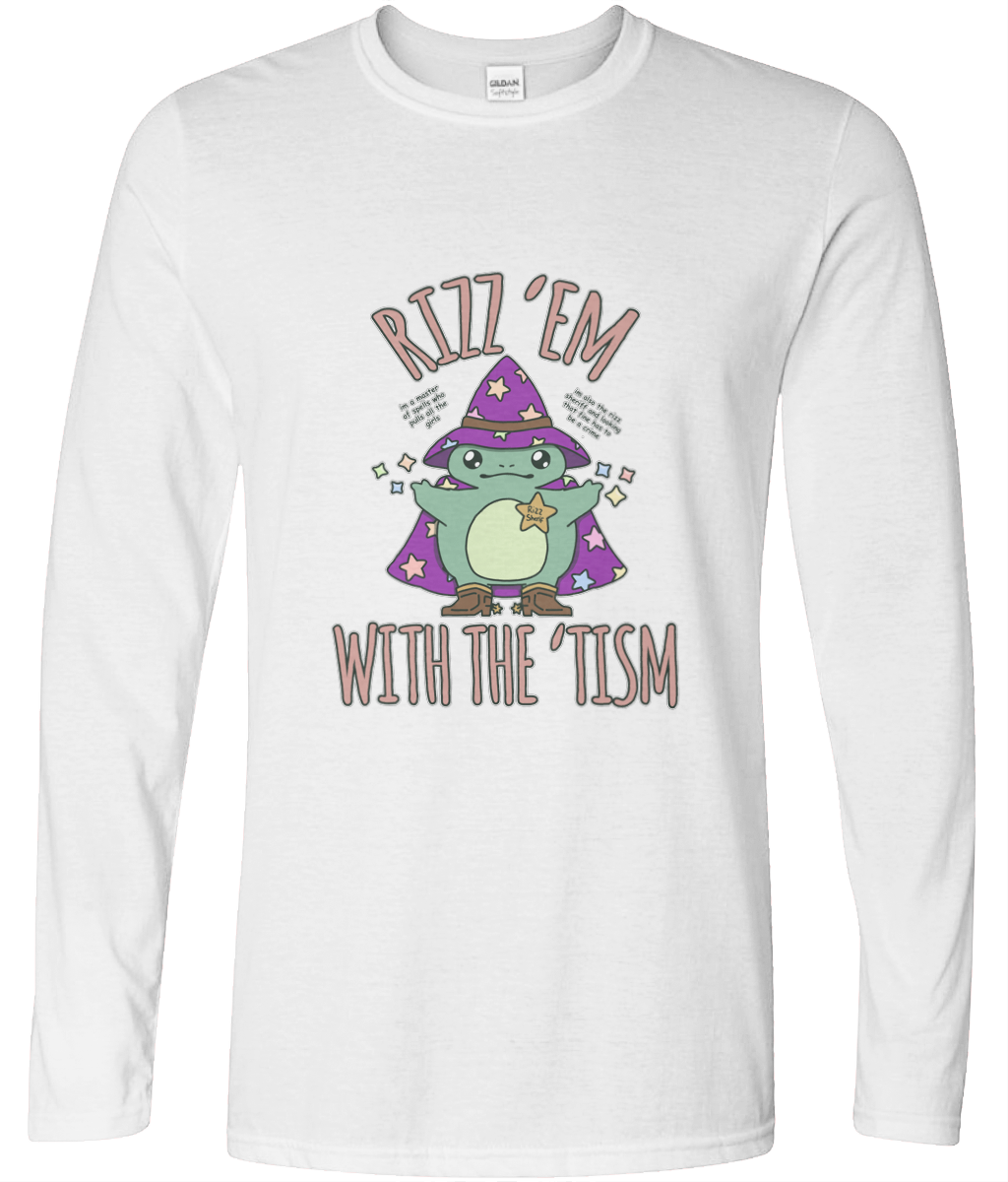 Rizz Em Long Sleeve Graphic Tee