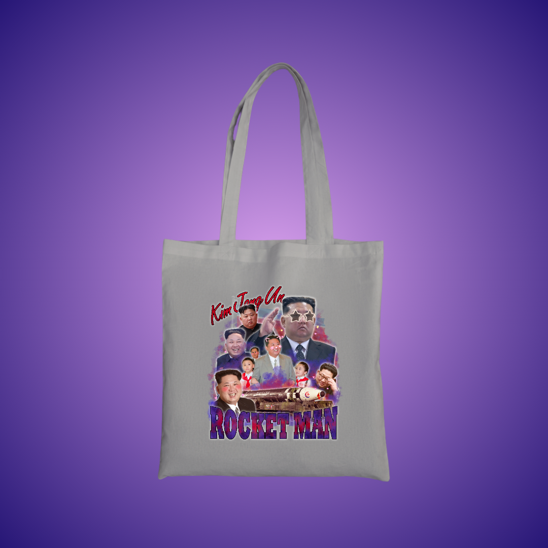 Rocket Man 90's Montage Tote Bag