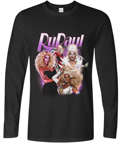 Drag Show Host 90's Montage Long Sleeve Tee