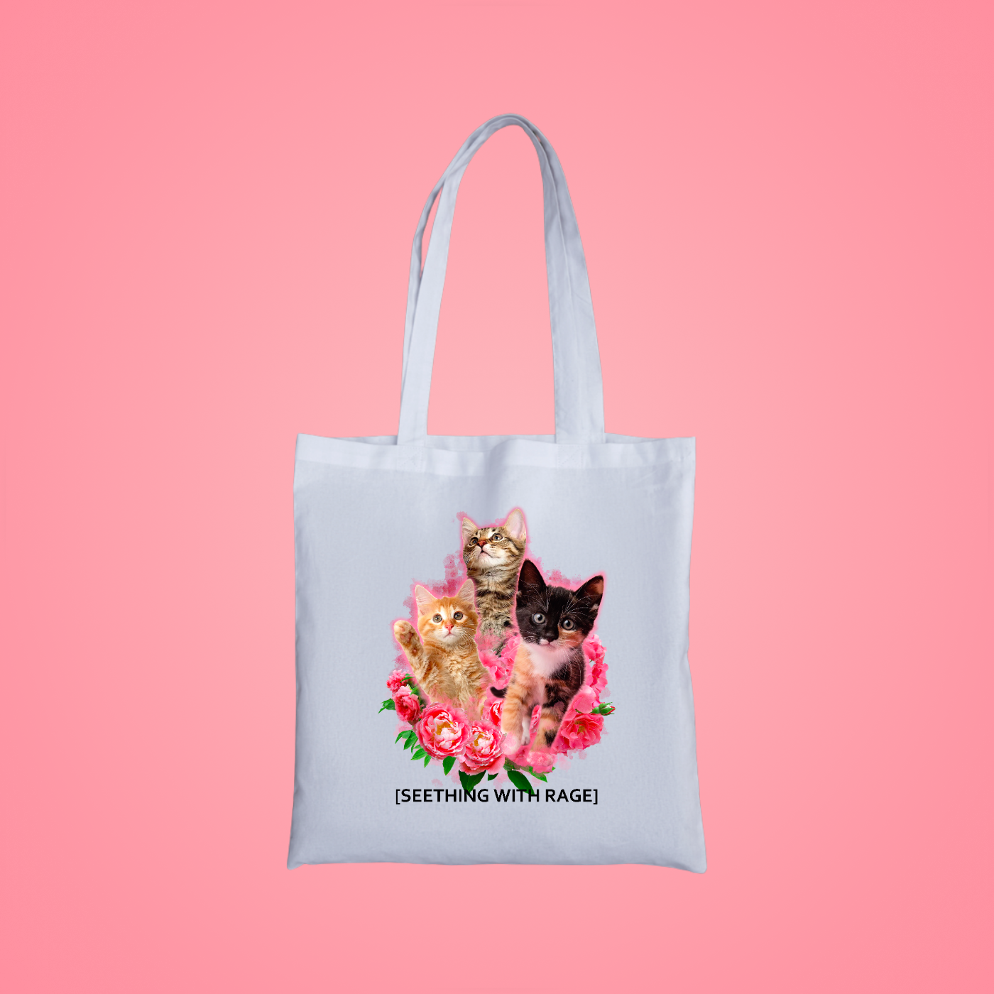 Seething With Rage Graphic Tote Bag