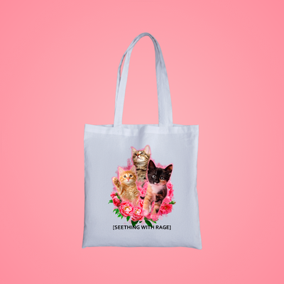 Seething With Rage Graphic Tote Bag