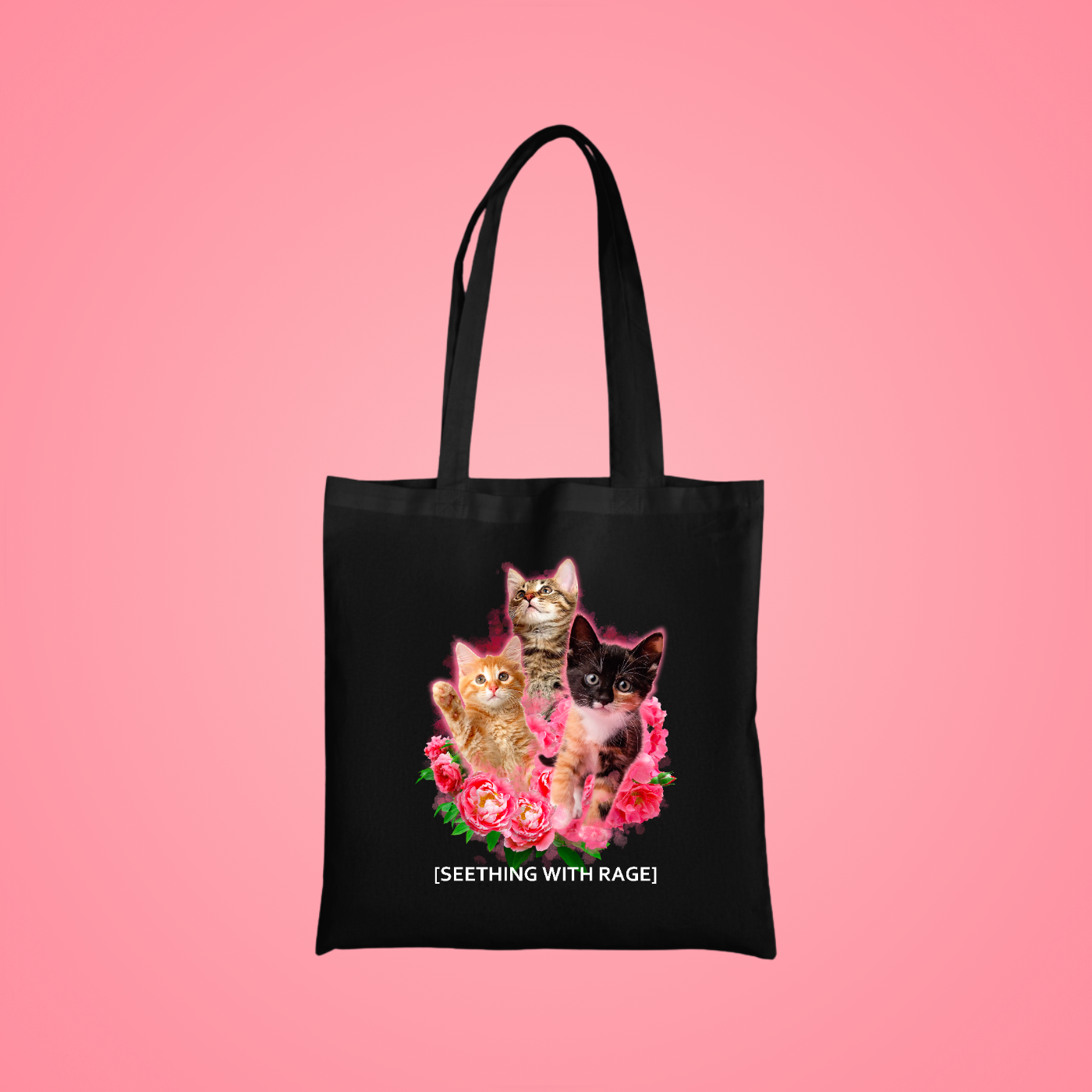 Seething With Rage Graphic Tote Bag