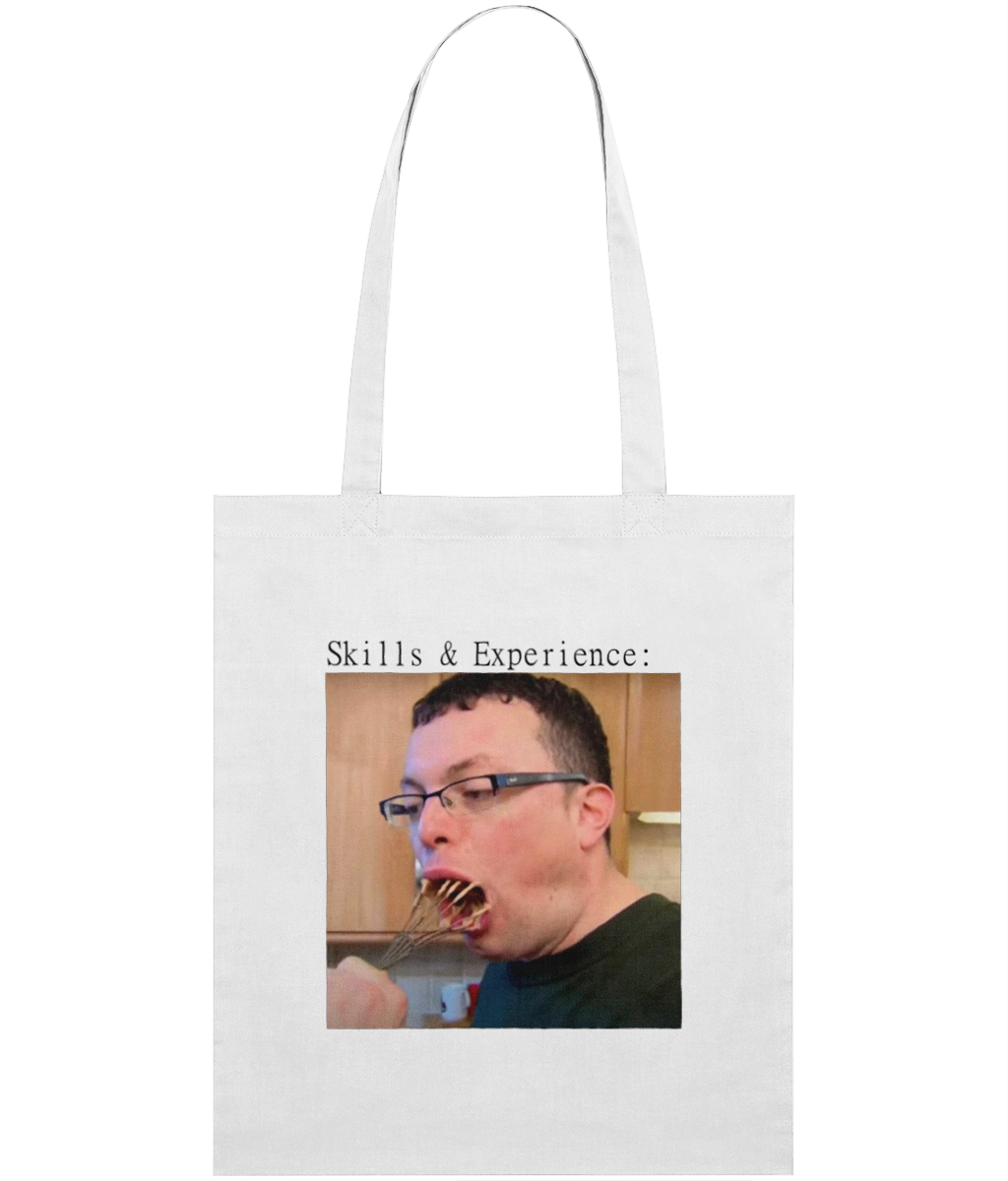 Skills and Experience Graphic Tote Bag