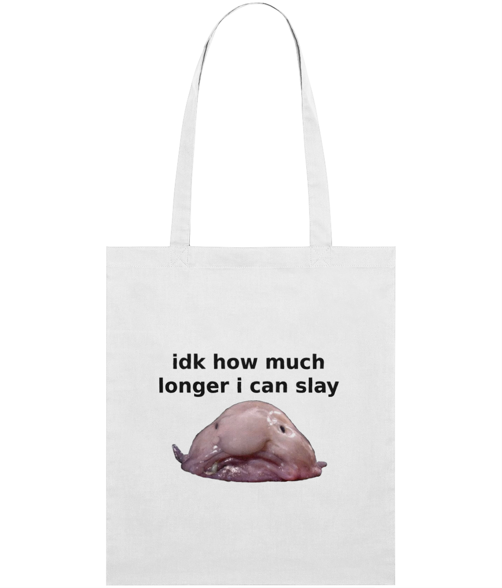 IDK Blobfish Graphic Tote Bag