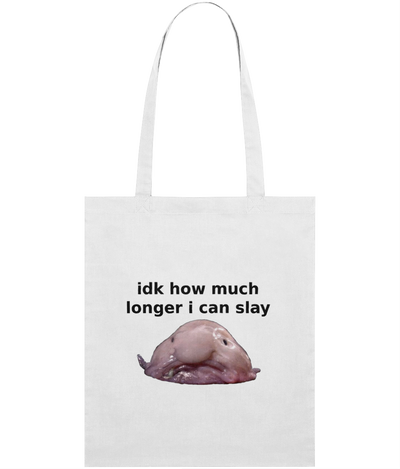 IDK Blobfish Graphic Tote Bag