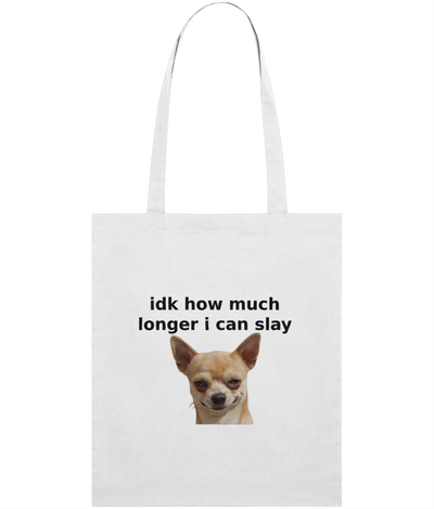 IDK Chihuahua Graphic Tote Bag