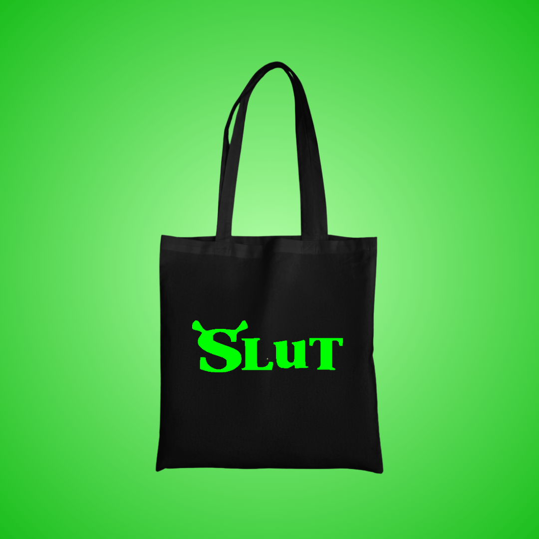 Slut Text Tote Bag