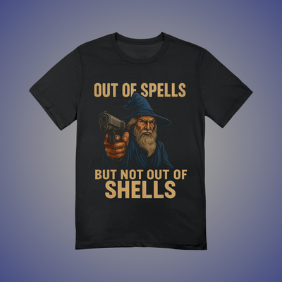 Out Of Spells Graphic Tee