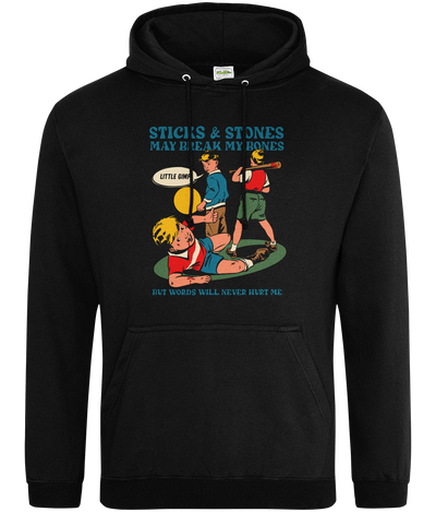 Sticks And Stones Graphic Hoodie