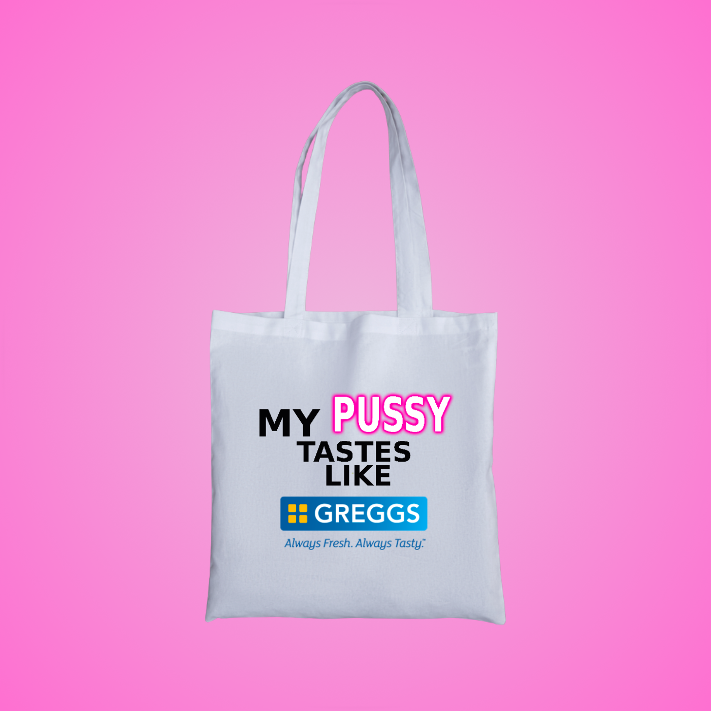Tastes Like Greggs Graphic Tote Bag