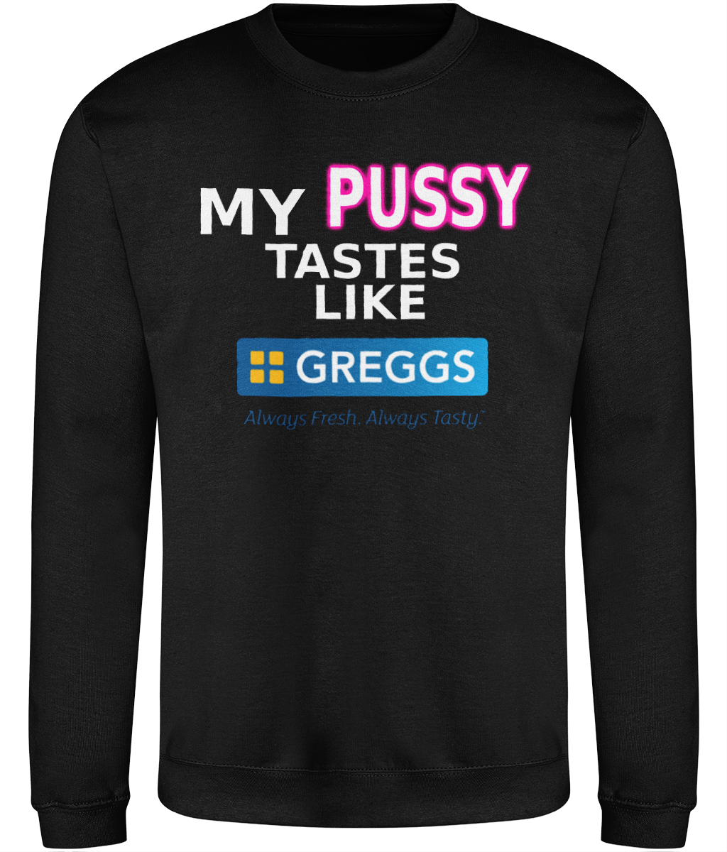 Tastes Like Greggs Graphic Sweatshirt