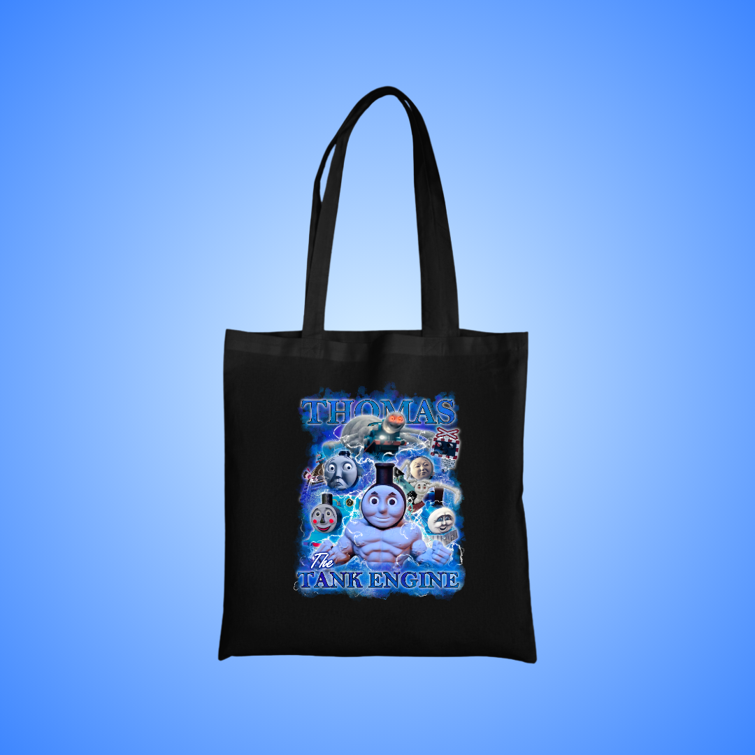 Choo Choo 90's Montage Tote Bag