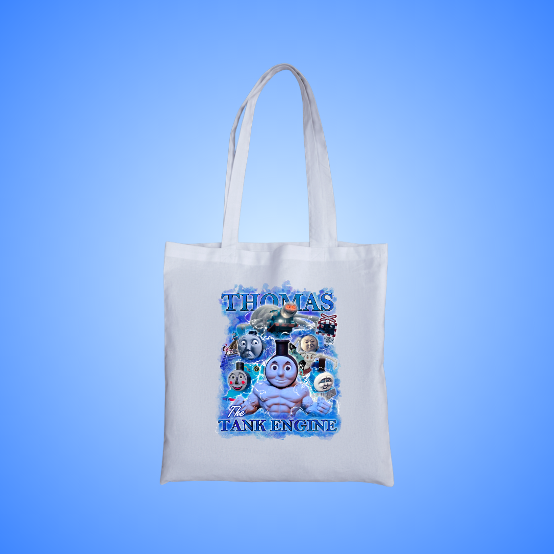 Choo Choo 90's Montage Tote Bag