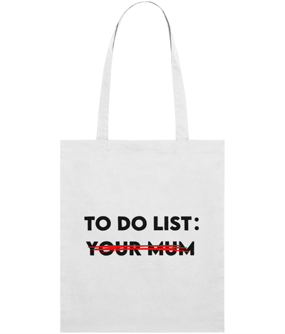 To Do List Graphic Tote Bag