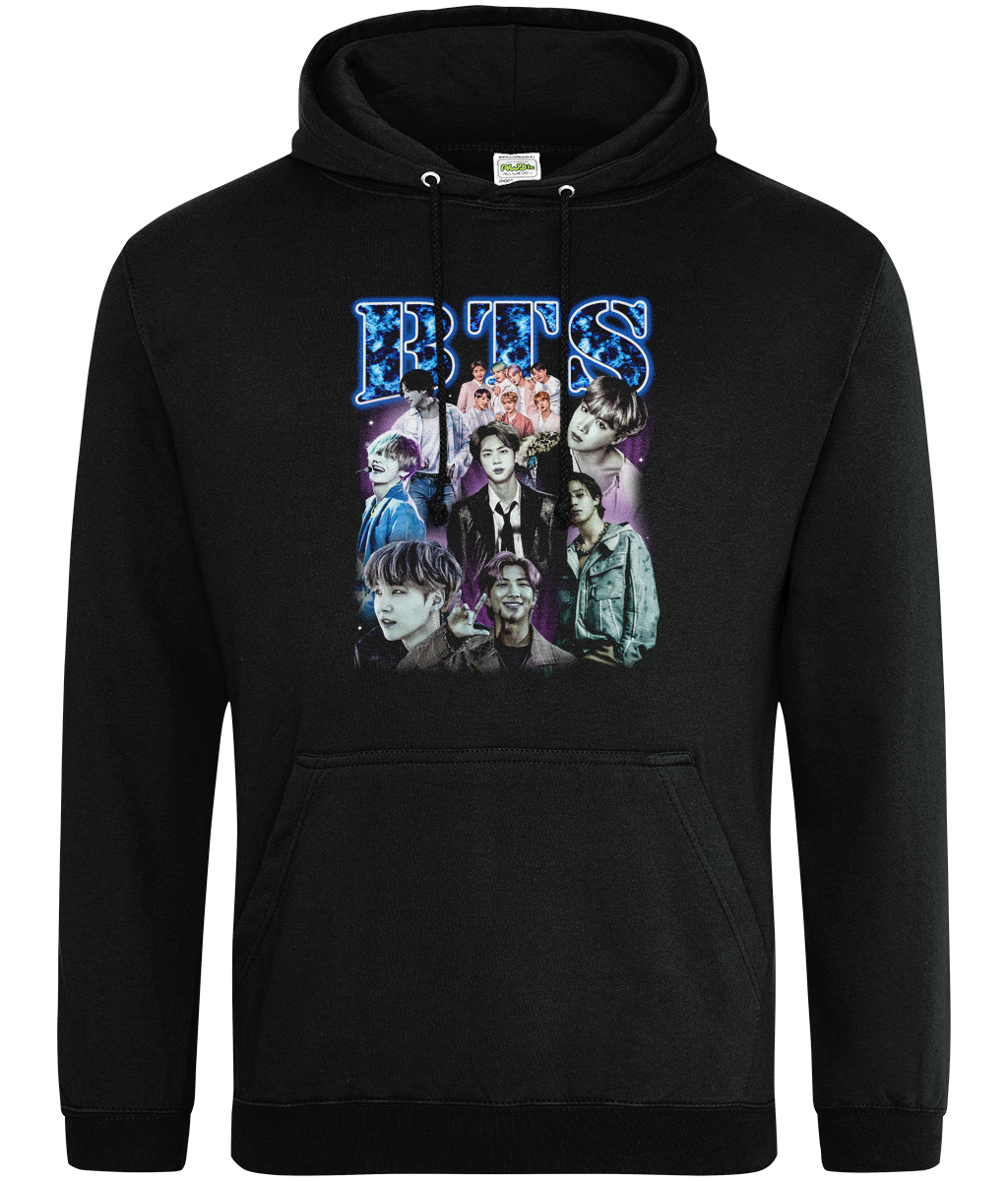 K-Pop Band 90's Montage Hoodie