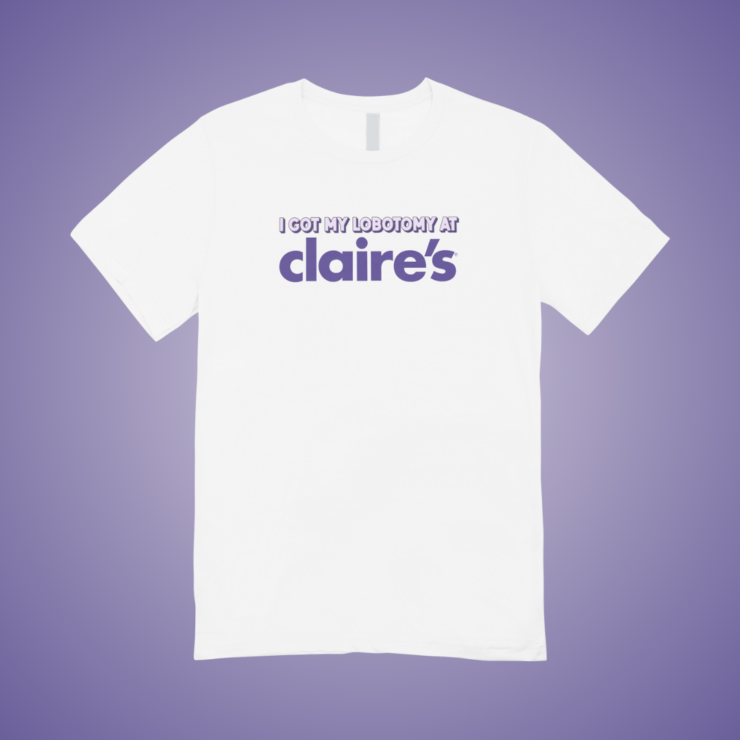 Claire's Lobotomy Text Tee