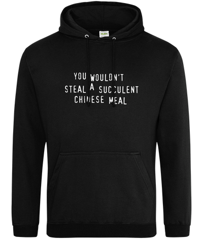 Chinese Meal Text Hoodie