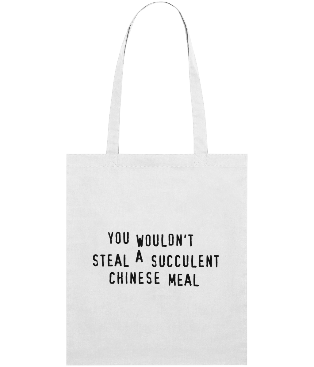 Chinese Meal Text Tote Bag
