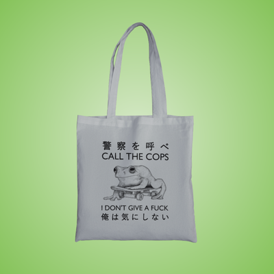 I Don't Give A Fuck Graphic Tote Bag