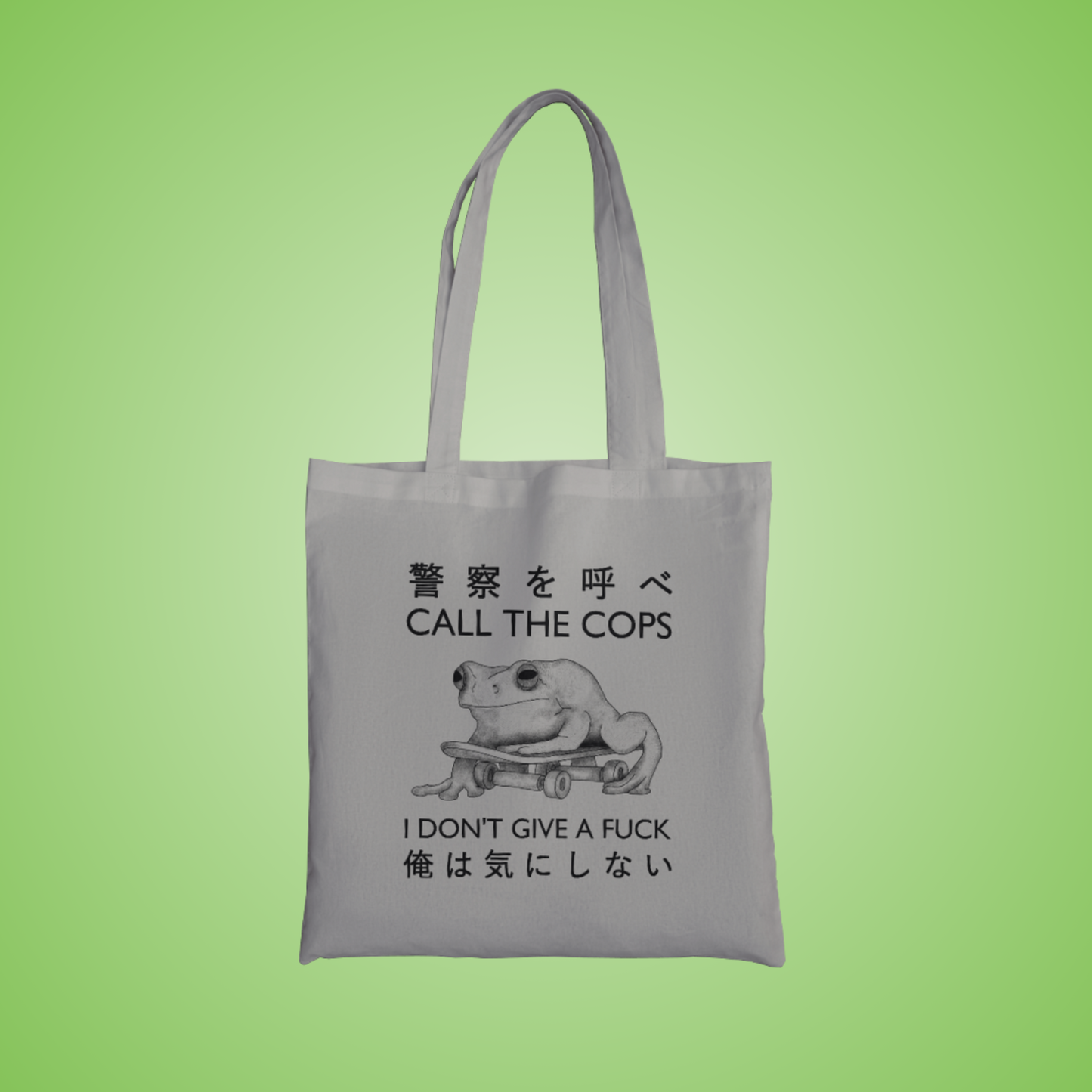I Don't Give A Fuck Graphic Tote Bag