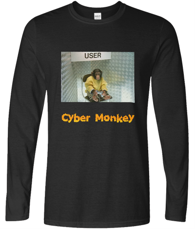 Cyber Monkey Graphic Long Sleeve Tee