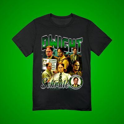 Office Worker 90's Montage Tee (Green)