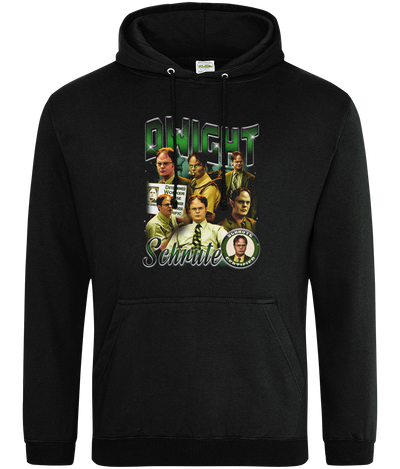 Office Worker 90's Montage Hoodie (Green)