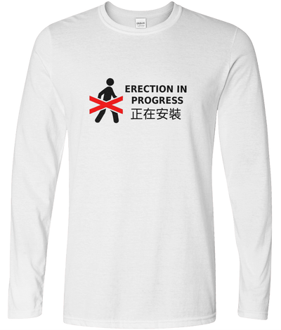 Erection in Progress Graphic Tee