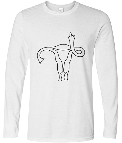 F*** You, Uterus Graphic Long Sleeve Tee