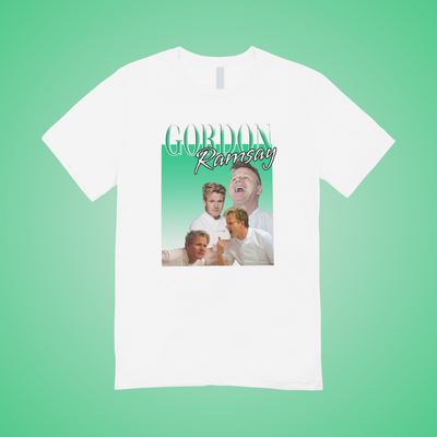 Shouty Food Man 90's Montage Tee