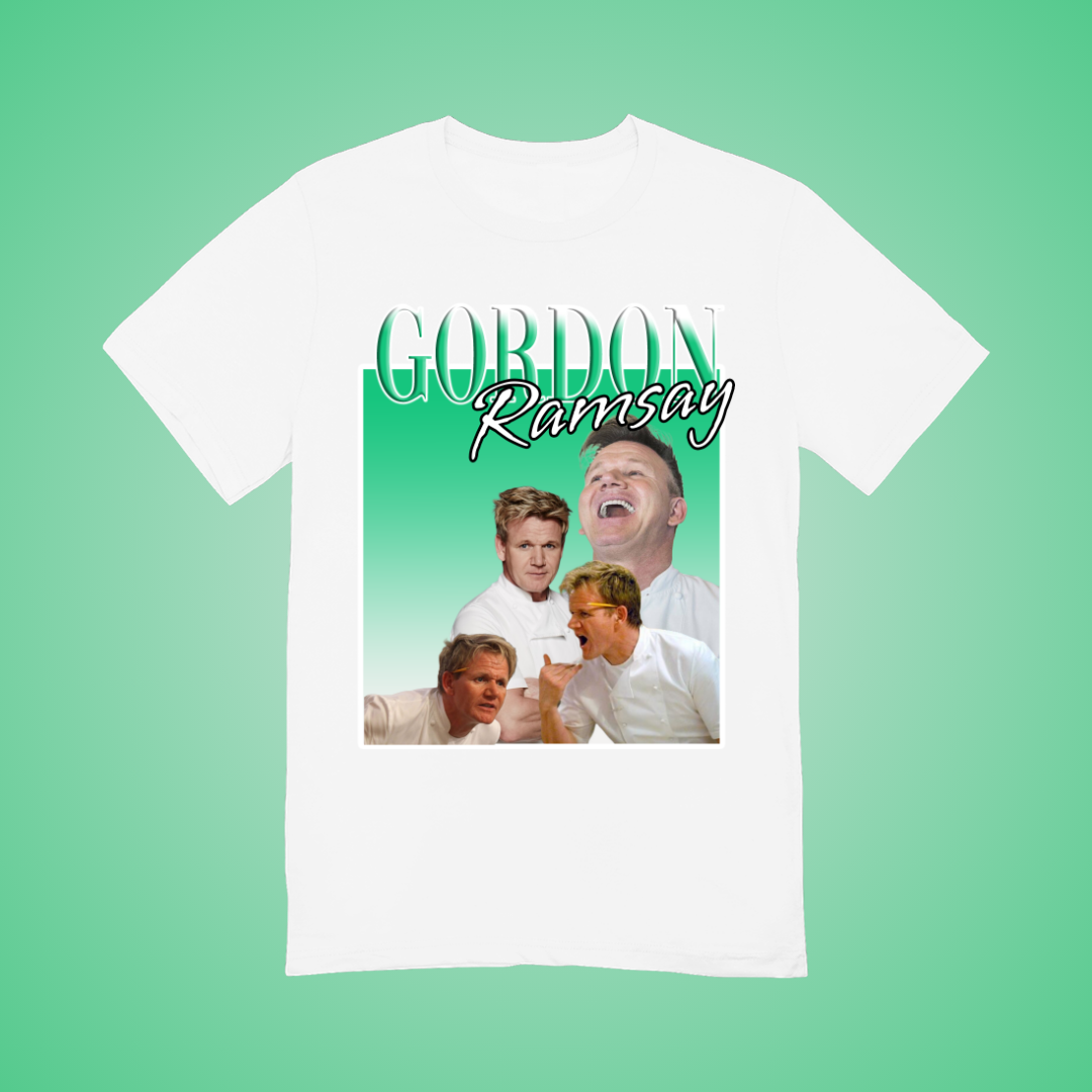 Shouty Food Man 90's Montage Tee