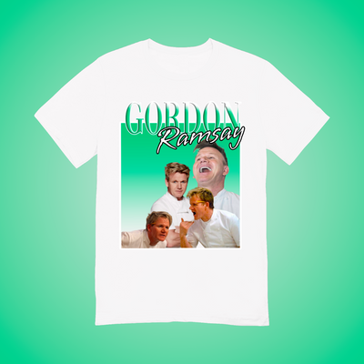 Shouty Food Man 90's Montage Tee