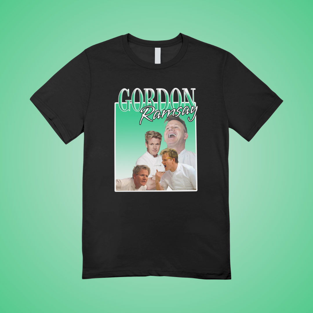 Shouty Food Man 90's Montage Tee
