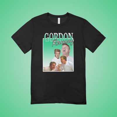 Shouty Food Man 90's Montage Tee