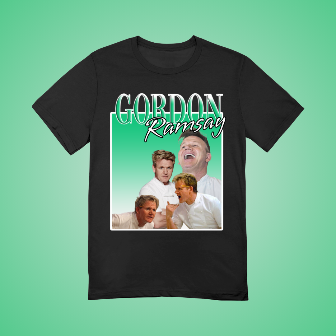Shouty Food Man 90's Montage Tee