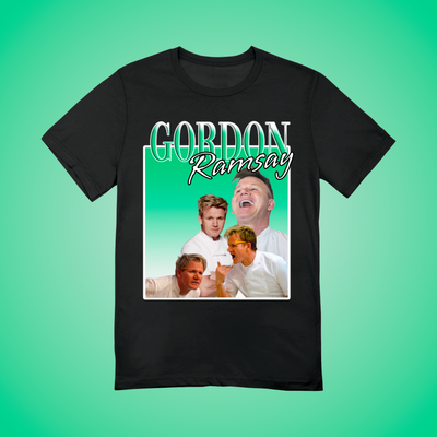 Shouty Food Man 90's Montage Tee